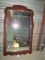 Vtg Wall Mirror In A Cherry Wood Frame (local Pickup Only)
