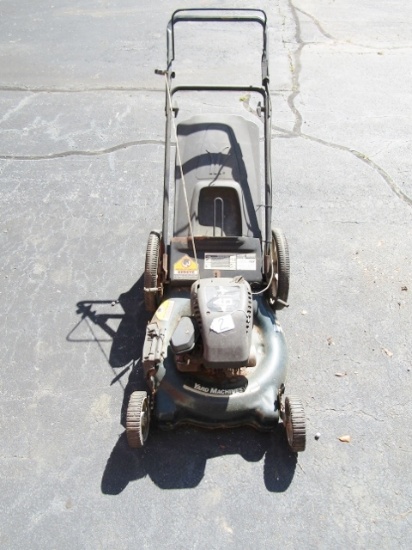 Yard Machine Gas Powered Push Lawn Mower W/ 4 H P Briggs And Stratton Quatro (local Pickup Only)