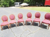 Set Of 6 Solid Wood Dining Room Chairs (local Pickup Only)