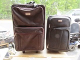 Medium And Small Size Nylon Mesh Suitcases W/ Telescopic Handles And Wheels (local Pickup Only)