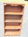Vtg Solid Wood Bookcase (local Pickup Only)