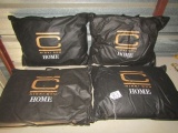 4 Nikki Chu Home Goose Down Bed Pillows W/ Carry Case