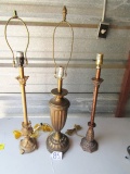 3 Neoclassical Table Lamps (local Pickup Only)