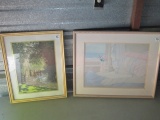 2 Nice Prints In Solid Wood Frames (local Pickup Only)