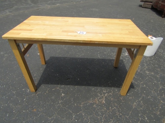 Solid Wood Craft / Utility Table (NO SHIPPING)