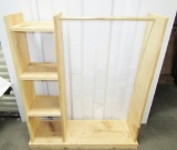 Hand Made And Unpainted Clothing And Show Rack  (NO SHIPPING)