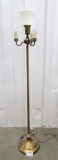 Vtg Brass 4 Light Floor Lamp  (NO SHIPPING)