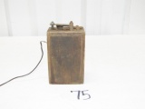 Antique Dovetailed Wooden Telephone Relay / Switch Box