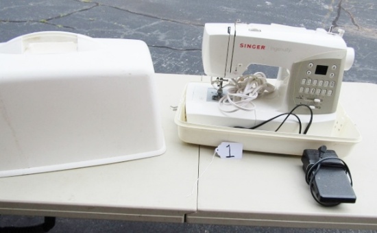 Singer Ingenuity Sewing Machine In Hard Shell Case (local Pick Up Only)