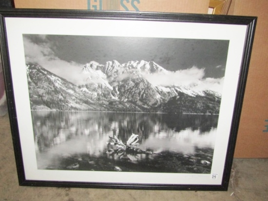 Beautiful Scenic Photo Print Signed By Woody Walters (Local Pick Up Only)