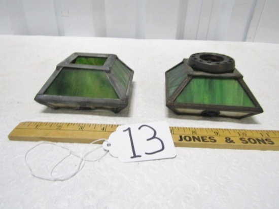 Antique Genuine Stained Glass Lamp Parts