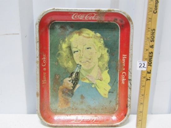 Genuine Vtg 1948 Coca Cola Tray