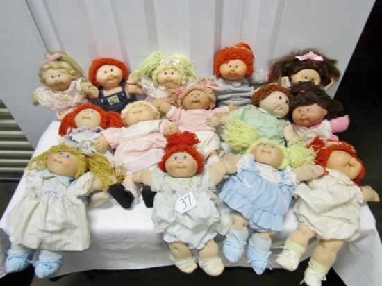 Lot Of 14 Vtg 1978-1983 Cabbage Patch Dolls