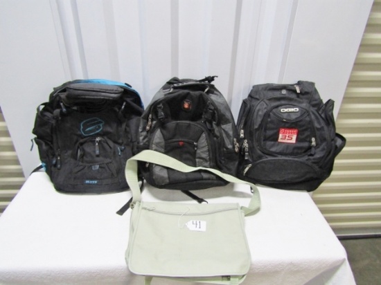 4 Used Book Bags