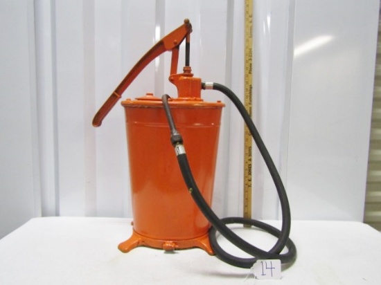 Vtg Lubester Oil And Lube Gas Station Portable Pump (Local Pick Up Only)