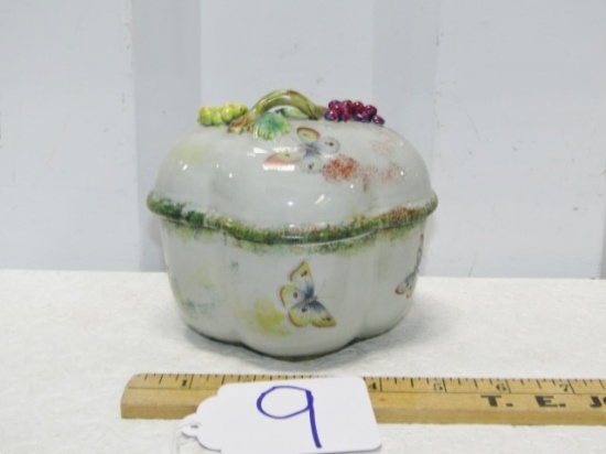 Rare Vtg Sevres French Porcelain Lidded Jar