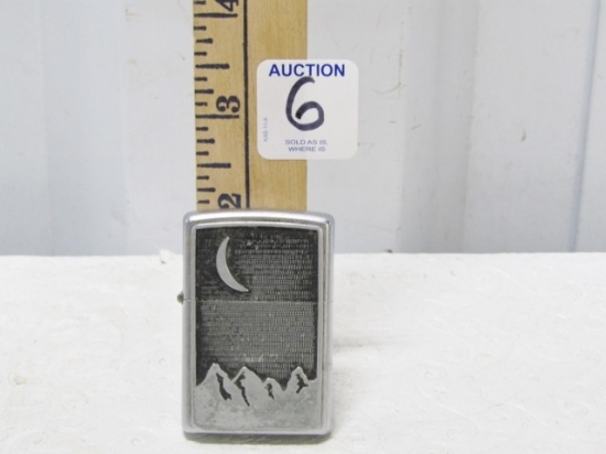 Vtg 2000 Marlboro Moon Over Mountain Zippo Lighter