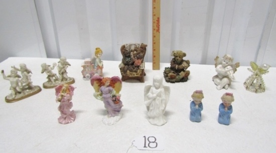 Nice Lot Of Porcelain, Ceramic And Resin Figurines