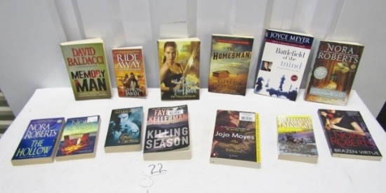 Lot Of 13 Paperback Novels