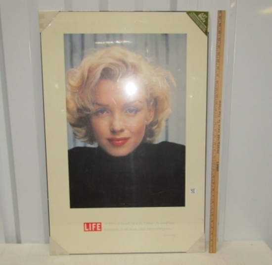 New Large Marilyn Monroe Poster From Her Life Magazine Cover Photo