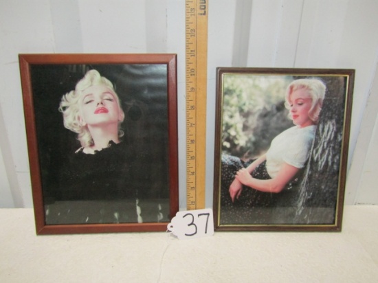 2 Framed Photo Prints Of Marilyn Monroe