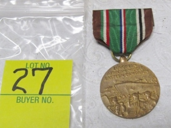 World War I I U. S. Army European American Middle Eastern Campaign Medal