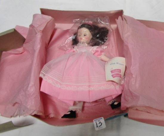 Vtg Madame Alexander Little Women Doll In Original Clothing And Box "Beth"  #1321