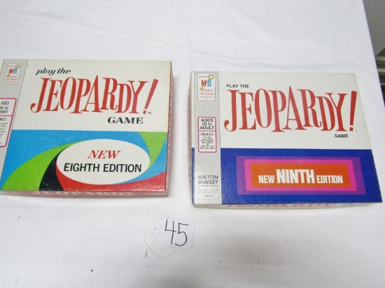 2 Vtg Jeopardy Board Games, 8th And 9th Editions