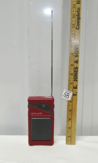 Vtg Gran Prix A / M - F / M Pocket Radio Model A 2090
