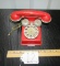 Vtg Toy Metal Telephone By The Gong Bell Mfg Co.