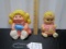 Vtg Rubber Toys: Cabbage Patch Kid Bank And A Squeeze Toy