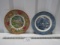 2 Vtg Porcelain Collectible Plates: Wedgwood Landscape Pattern And Currier