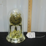 Concordia Quartz Anniversary Clock W/ Dome, Made In Germany