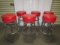 Lot Of 6 Swivel Seat Bar Stools (LOCAL PICK UP ONLY)