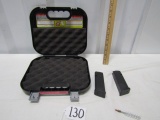 Glock G20 Gen 4 10mm Pisto Case, Two 15 Round Magazines And Cleaning Brush