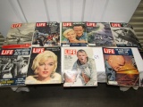 9 Vtg Life Magazines