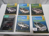 5 Haynes And 1 Chilton's Reair Manuals For Automobiles