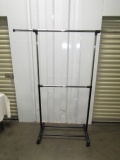 Very Nice Rolling Clothes Rack (LOCAL PICK UP ONLY)