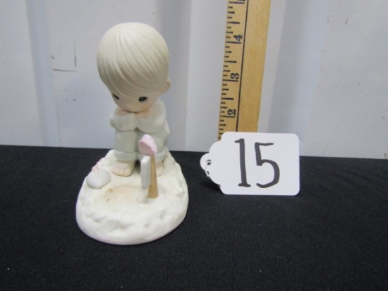 Vtg 1987 Special Edition Precious Moments Porcelain Figurine " In His Time "