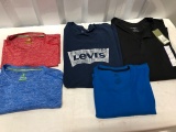 5 Size X-Large Mens Shirts (2) NordicTrack and (1) Goodfellow, (1) Levis