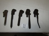 5 Vtg Adjusable Wrenches From The 1920s-30s