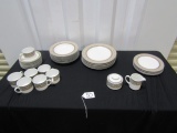 Partial Set Of Studio Nova Fine China, Courtyard Pattern (LOCAL PICK UP ONLY)