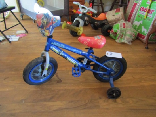 Paw Patrol Toddler Bicycle W/ Training Wheels (LOCAL PICK UP ONLY)