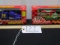 N I B Vtg 1996 Steve Grissom Transporter W/ 2 Race Cars And A 1998 50th Anniversary
