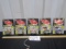 5 N I B Vtg 1991 Diecast Race Cars W/ Trading Card And Stand