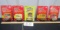 5 N I B Vtg 1996 And 1997 Diecast Race Cars W/ Trading Card And Stand