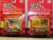 5 N I B Vtg 1997 1:64 Scale Diecast Race Cars W/ Trading Card And Stand