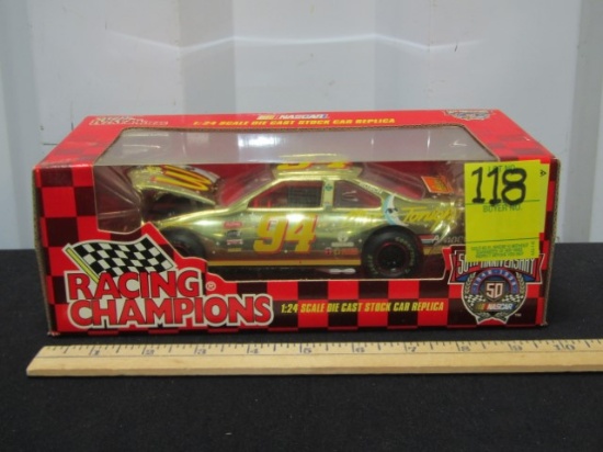 N I B Vtg 1998 Bill Elliott #94 Mcdonald's Nascar 50th Anniversary Diecast