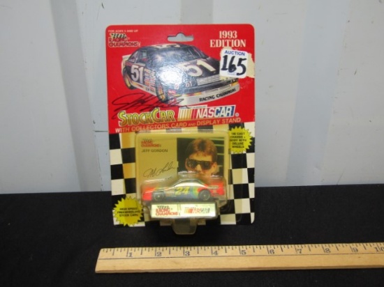 N I B Vtg 1993 Autographed Jeff Gordon Race Car