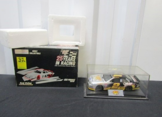 N I B Vtg 1996 Rusty Wallace #2 Miller 25 Years In Racing Discast Race Car